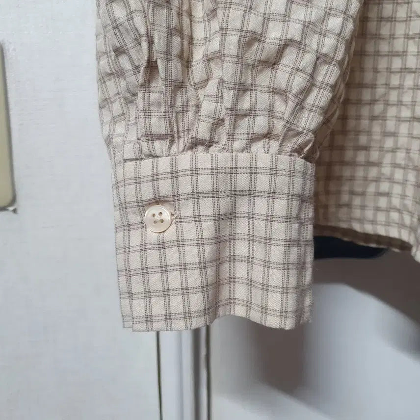 [BUNJANG] MIXXO Checked Blouse (Women&