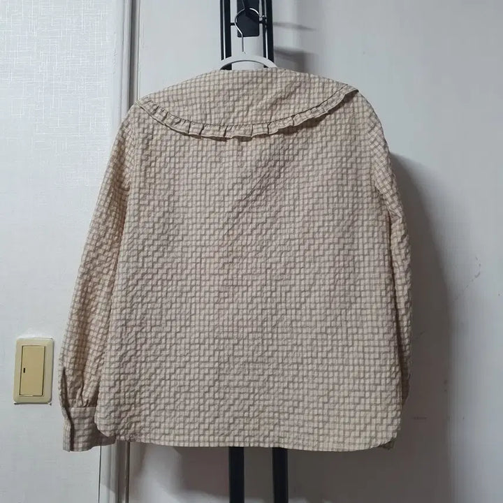 [BUNJANG] MIXXO Checked Blouse (Women&