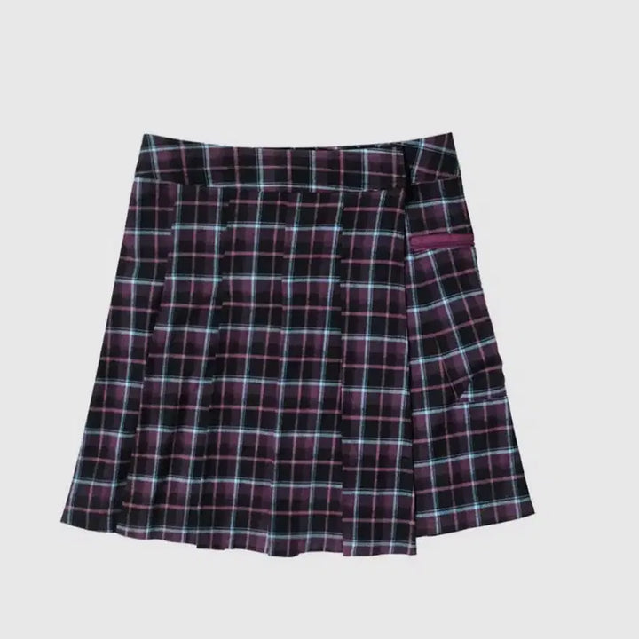 [BUNJANG] In&amp;Yang In Harmony Checkered Wrap Skirt / 인앤양인하모니 체크 랩 스커트