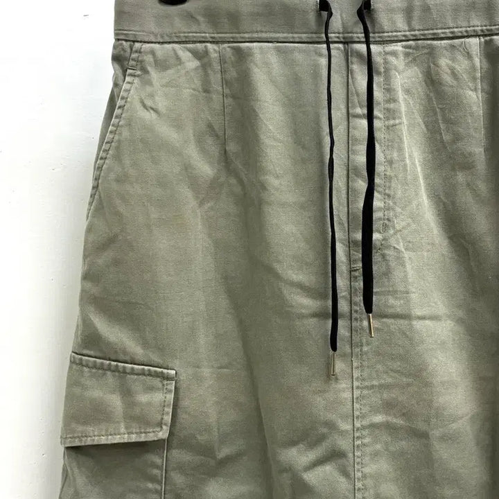[BUNJANG] GLOBAL WORK Y2K Cargo Long Skirt / 일본빈티지 카고 카키 롱스커트 y2k 치마