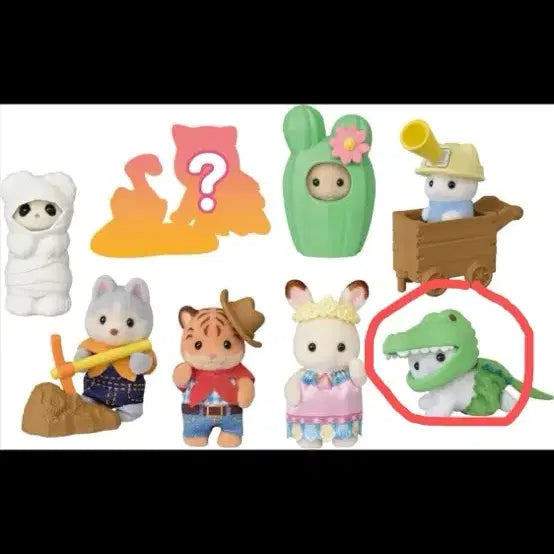 [BUNJANG] Sylvanian Families Adventure Explorer Blind Bag / 실바니안 어드벤처 탐험가 블라인드백 악어 물범