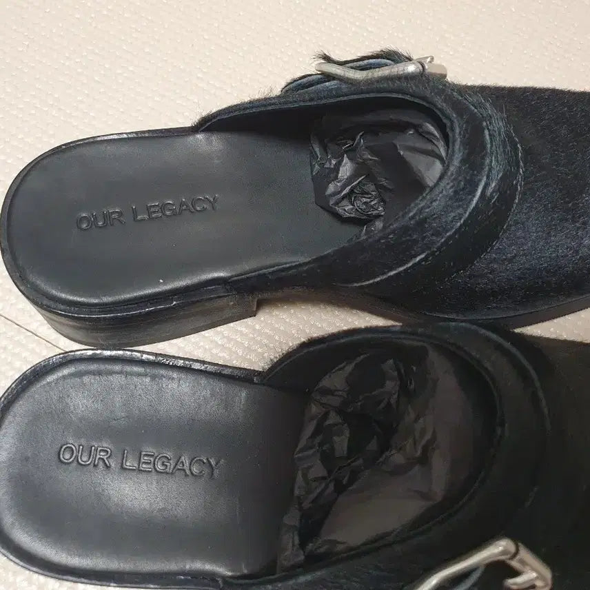 [BUNJANG] Our Legacy Camion Mule Pony Hair Black / 아워레가시 카미온 뮬 송치가죽