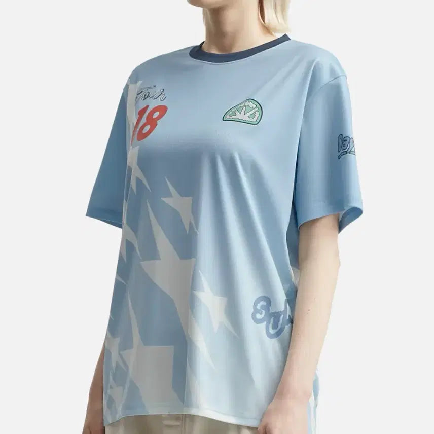[BUNJANG] Sunlove stars jersey t shirt 스타 져지 티셔츠 / Sunlove stars jersey t shirt 스타 져지 티셔츠