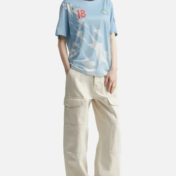 [BUNJANG] Sunlove stars jersey t shirt 스타 져지 티셔츠 / Sunlove stars jersey t shirt 스타 져지 티셔츠