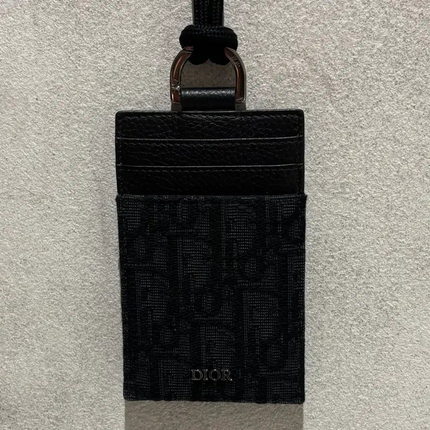 [SOLD OUT] [정품/OS] 디올 오블리크 목걸이 카드지갑