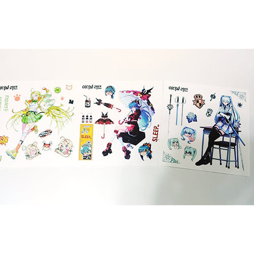 [BUNJANG] Eternal Return Limited Edition Sticker Set / 이벤트 한정 이터널리턴 스티커 3종세트: 니키 비앙카 엘레나