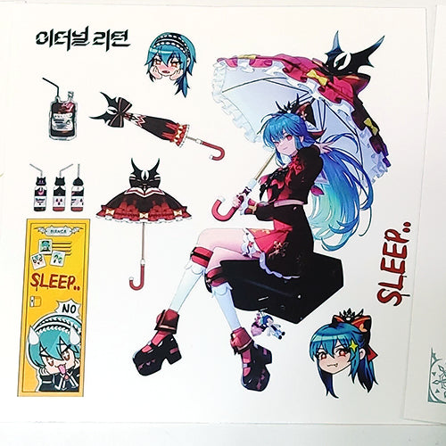 [BUNJANG] Eternal Return Limited Edition Sticker Set / 이벤트 한정 이터널리턴 스티커 3종세트: 니키 비앙카 엘레나