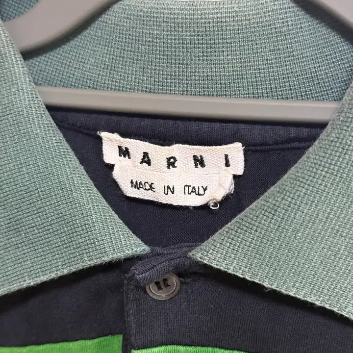[BUNJANG] MARNI Stripe Polo Shirt / [50] 마르니 스트라이프 폴로 셔츠 / 카라티셔츠
