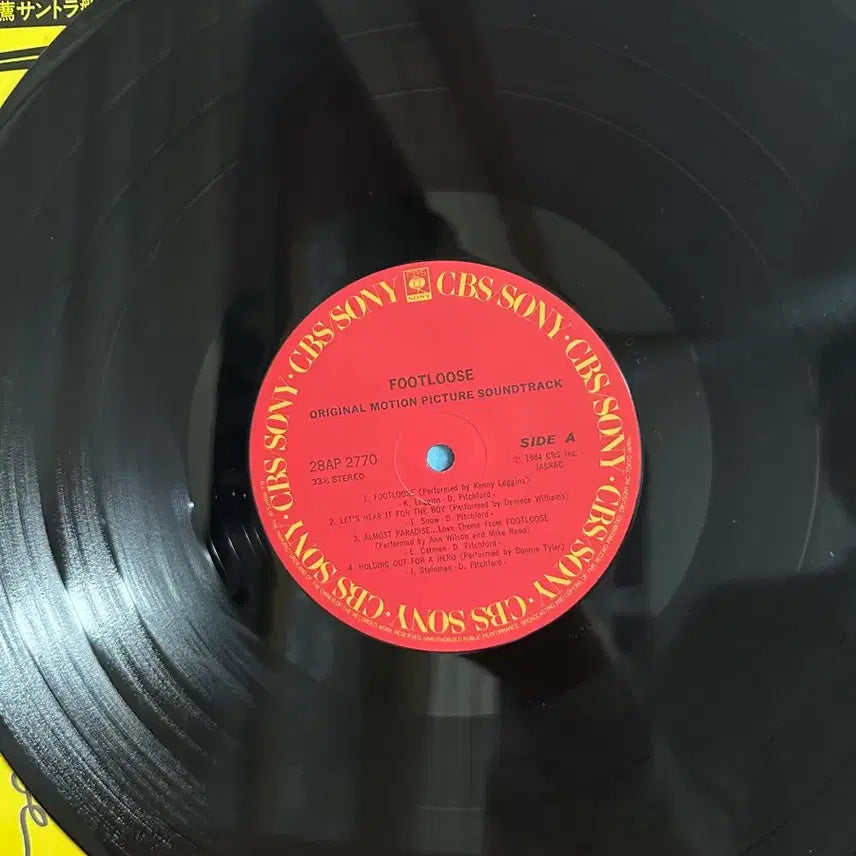 [BUNJANG] Footloose O.S.T LP Vinyl / (케빈베이컨 주연)Footloose - O.S.T LP