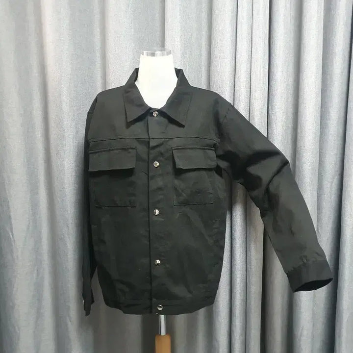 [BUNJANG] Button-Up Oversized Jacket / 똑딱이 오버 자켓