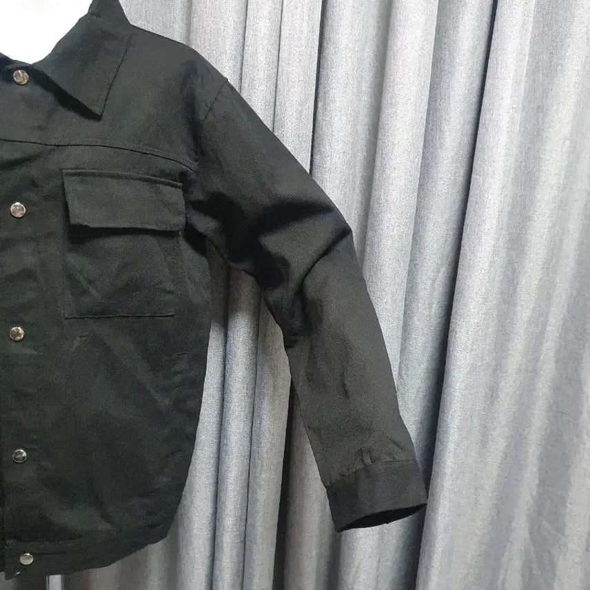 [BUNJANG] Button-Up Oversized Jacket / 똑딱이 오버 자켓
