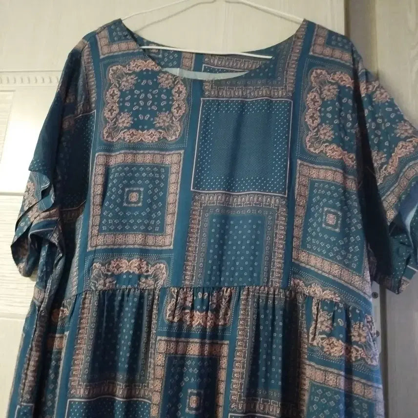 [BUNJANG] Unbranded Long Rayon Dress / 인견 롱원피스 새상품