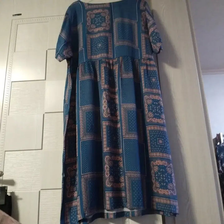[BUNJANG] Unbranded Long Rayon Dress / 인견 롱원피스 새상품