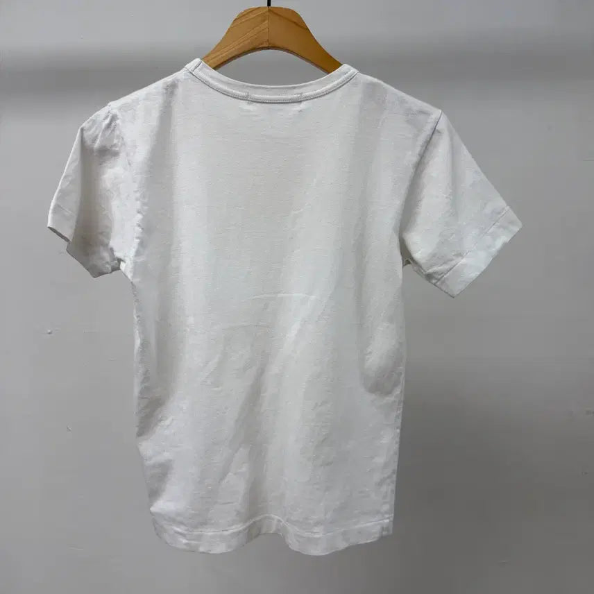 [BUNJANG] Comme des Garcons Play Heart T-Shirt White M / 꼼데가르송 플레이 하트 반팔티 화이트 M. JS45