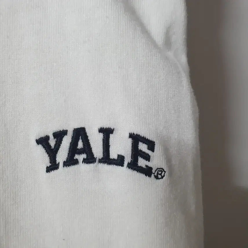 [BUNJANG] Yale White T-shirt / YALE 예일 반팔 화이트 XL 105