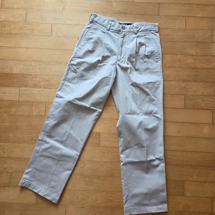 [BUNJANG] Wrangler Two-Tuck Chino Pants / 남녀공용 랭글러 연베이지 투턱 치노팬츠