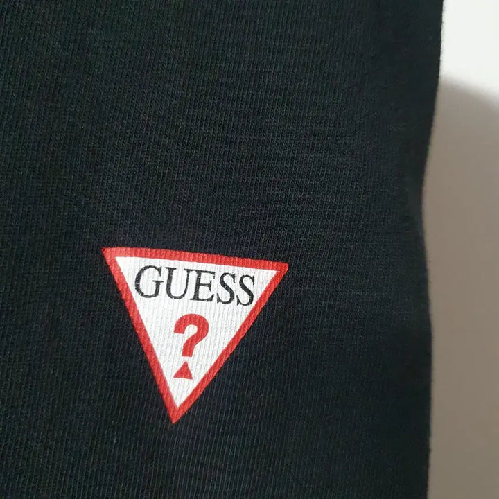 [SOLD OUT] GUESS 남녀공용 게스 반팔 블랙 M 95