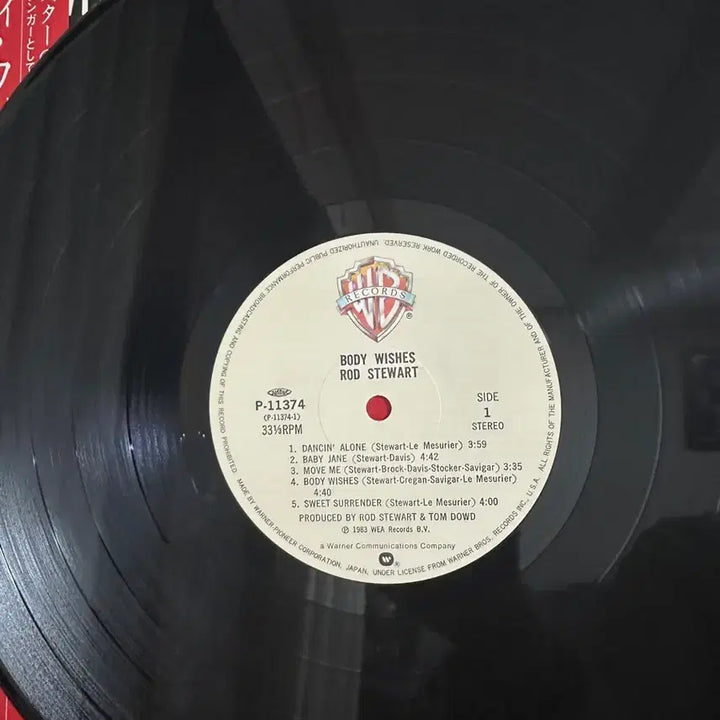 [BUNJANG] Rod Stewart 12th Regular Album LP / (로드 스튜어트 정규 12집)Rod Stewart LP