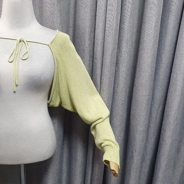 [BUNJANG] Lime Bolero Cardigan / 라임 볼레로 가디건