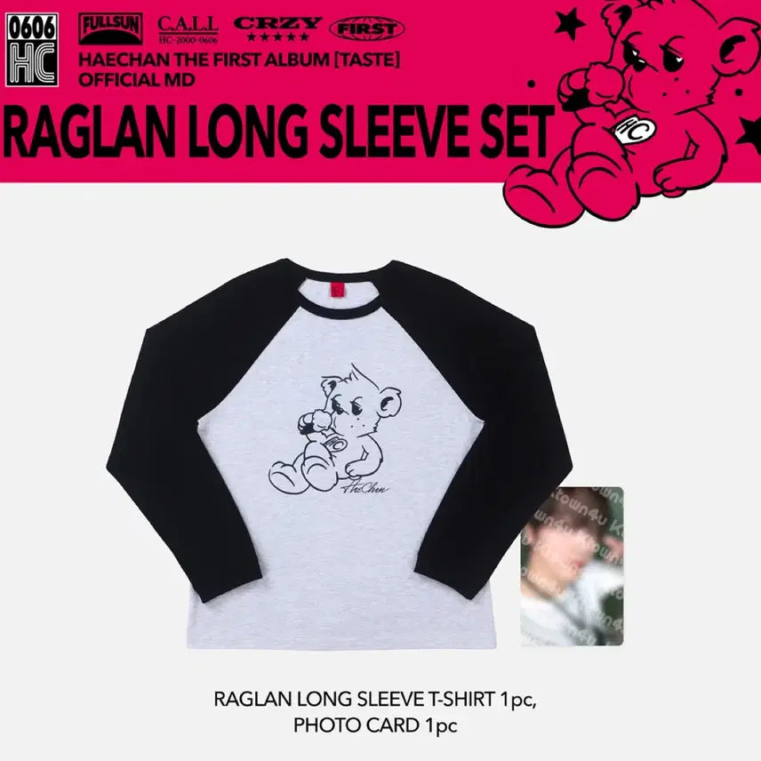 [BUNJANG] NCT Haechan Taste MD Long Sleeve T-shirt (Sealed) / 엔시티 해찬 테이스트엠디 롱슬리브 티셔츠 미개봉