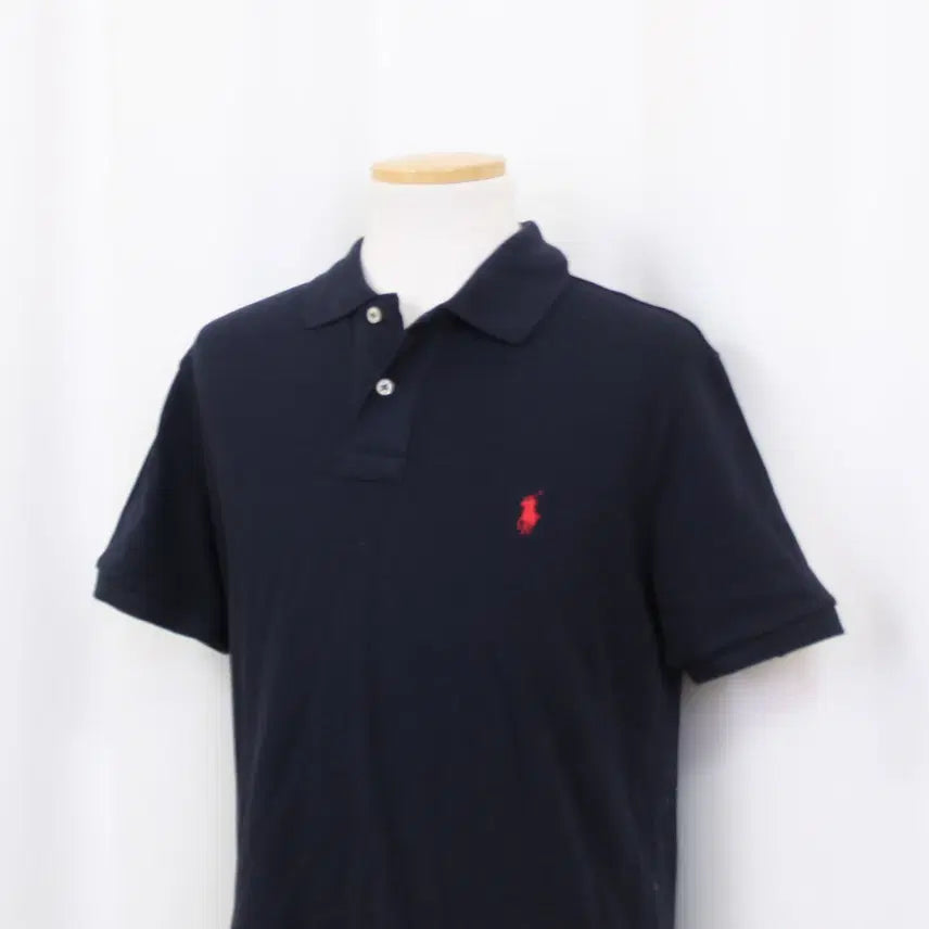 [SOLD OUT] [정품] 폴로 랄프로렌 남성 클래식 네이비 반팔 카라티 (M) 상상샵