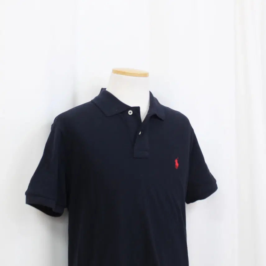 [SOLD OUT] [정품] 폴로 랄프로렌 남성 클래식 네이비 반팔 카라티 (M) 상상샵