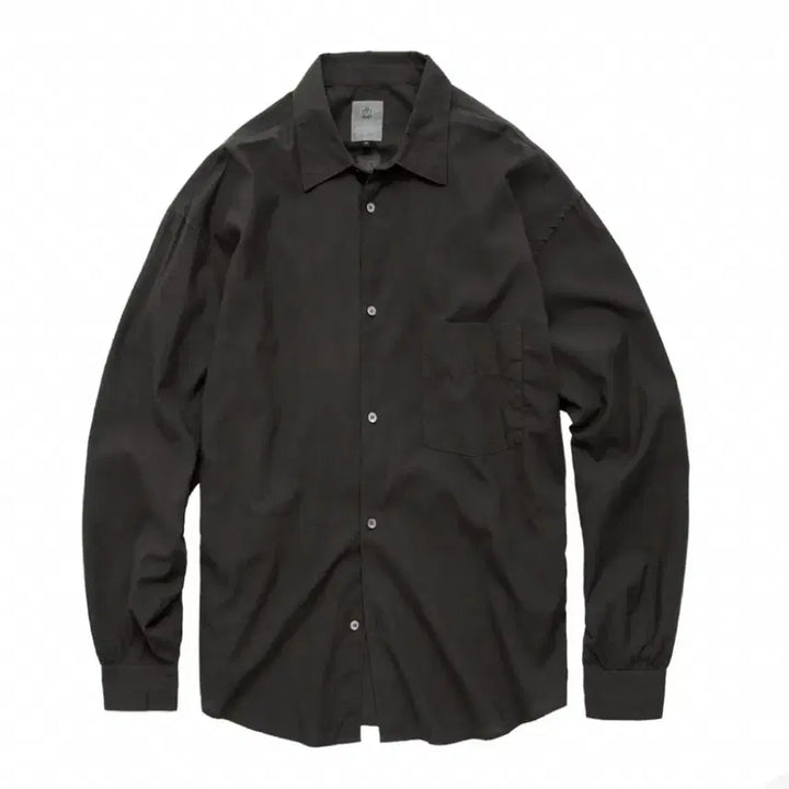 [BUNJANG] Polytelu Tenko Loose 2.0 Dark Brown Shirt / 폴리테루 텐코 루즈드 셔츠 2.0 다크 브라운