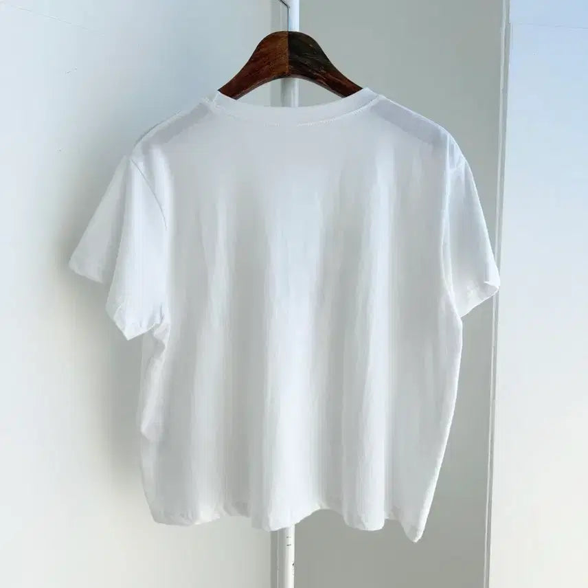 [BUNJANG] White Print T-shirt / 교신안함)화이트 프린트 반팔 티셔츠-b급 가격 달라요