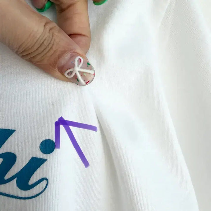 [BUNJANG] White Print T-shirt / 교신안함)화이트 프린트 반팔 티셔츠-b급 가격 달라요