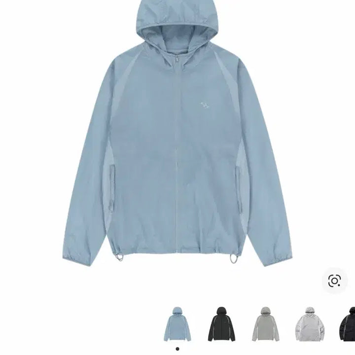 [SOLD OUT] 산산기어 패널드 바람막이 자켓 스카이블루 25ss