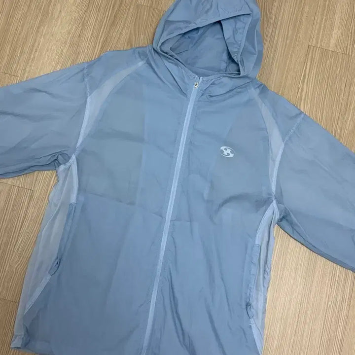 [SOLD OUT] 산산기어 패널드 바람막이 자켓 스카이블루 25ss