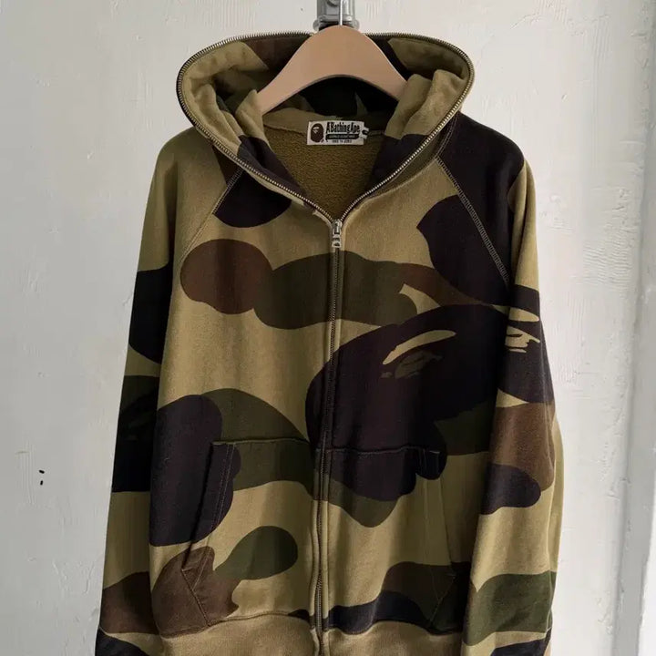 [BUNJANG] Bape Camo Pattern Full-zip Hoodie / Bape 베이프 카모패턴 풀집업 후드
