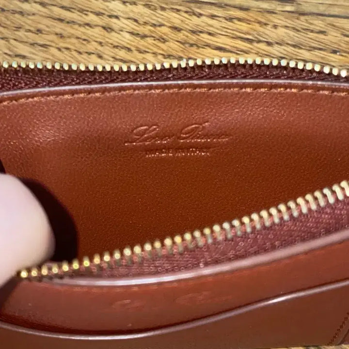 [BUNJANG] Loro Piana Goat Skin Extra Zip Pouch / 로로피아나 고트스킨 엑스트라 지퍼 파우치
