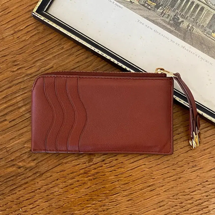 [BUNJANG] Loro Piana Goat Skin Extra Zip Pouch / 로로피아나 고트스킨 엑스트라 지퍼 파우치