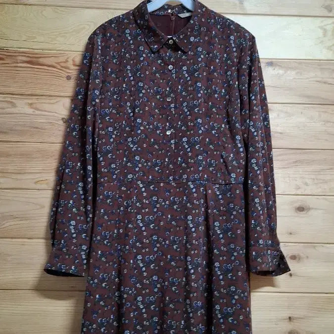 [BUNJANG] BCBG Floral Pattern Long Dress / BCBG 플라워 패턴 롱 원피스