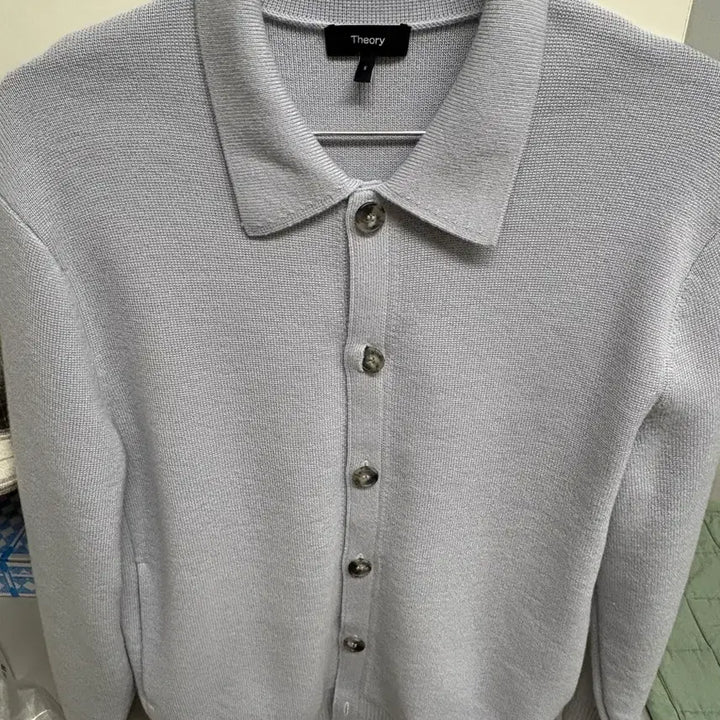 [SOLD OUT] 띠어리 카메론 가디건 소라색