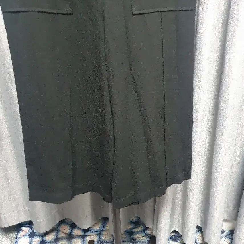 [BUNJANG] M Wide Black Pants / M와이드 블랙 팬츠