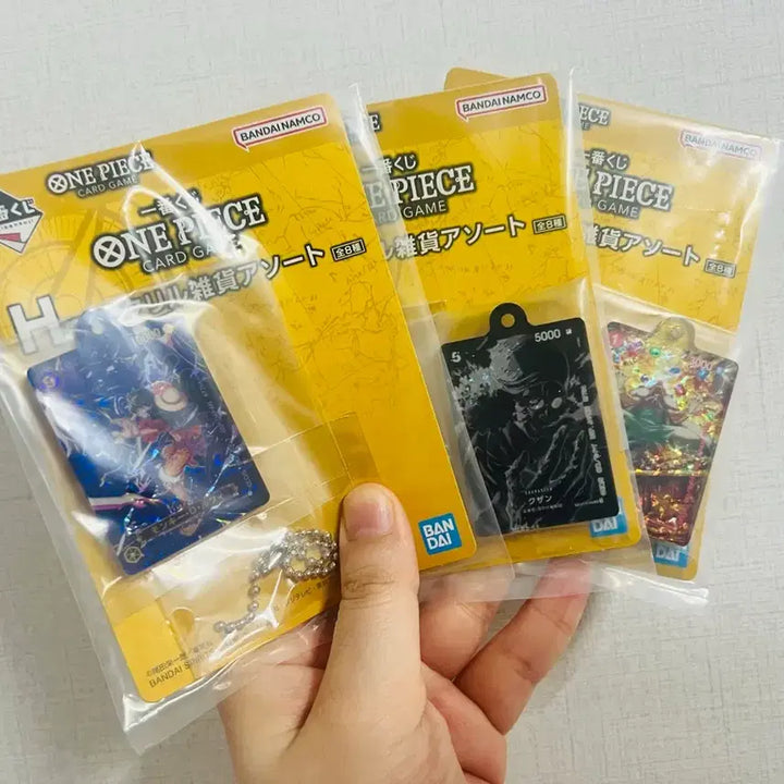 [SOLD OUT] 원피스 카드게임 쿠지 H상 3종 세트팝니다