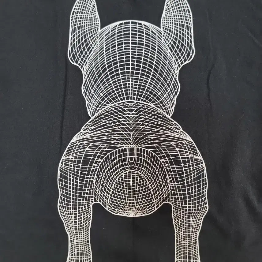 [BUNJANG] Life Work Big Dog Logo Round Neck T-shirt / (M)라이프워크 빅독로고 라운드넥 반팔티셔츠 판매합니다