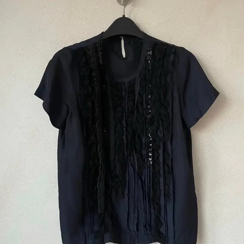 [BUNJANG] Comme des Garcons Tricot Blouse / 꼼데가르송 트리콧 블라우스