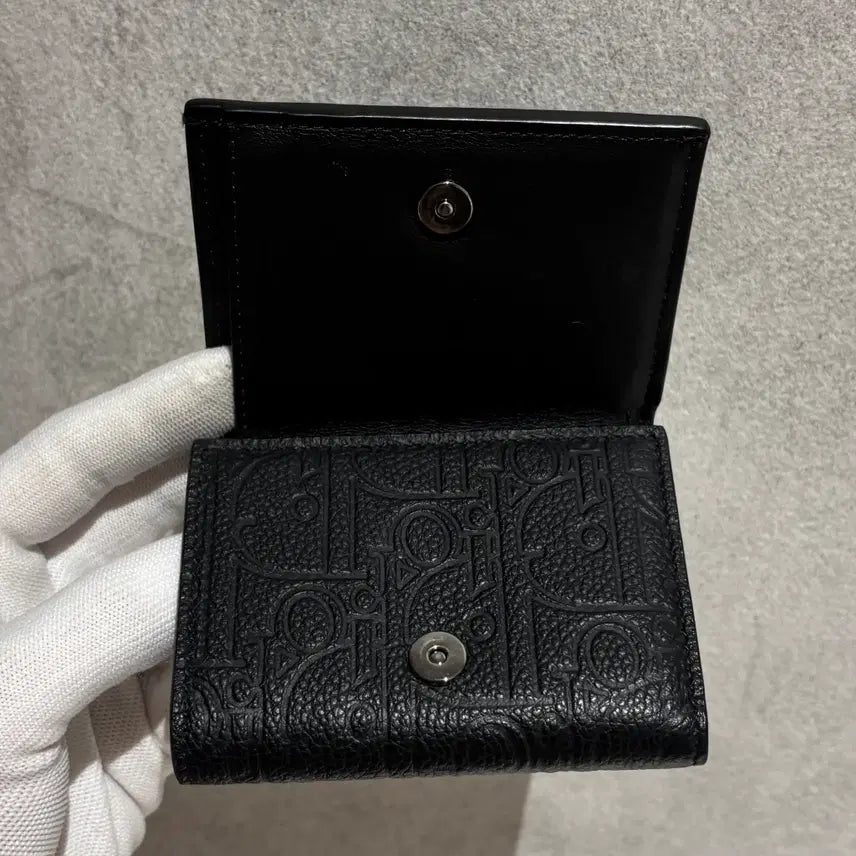 [BUNJANG] Dior Gravity 3-Fold Flap Wallet / [정품(선물가능,유일매물)/OS] 디올 그래비티 3단 플랩 반지갑