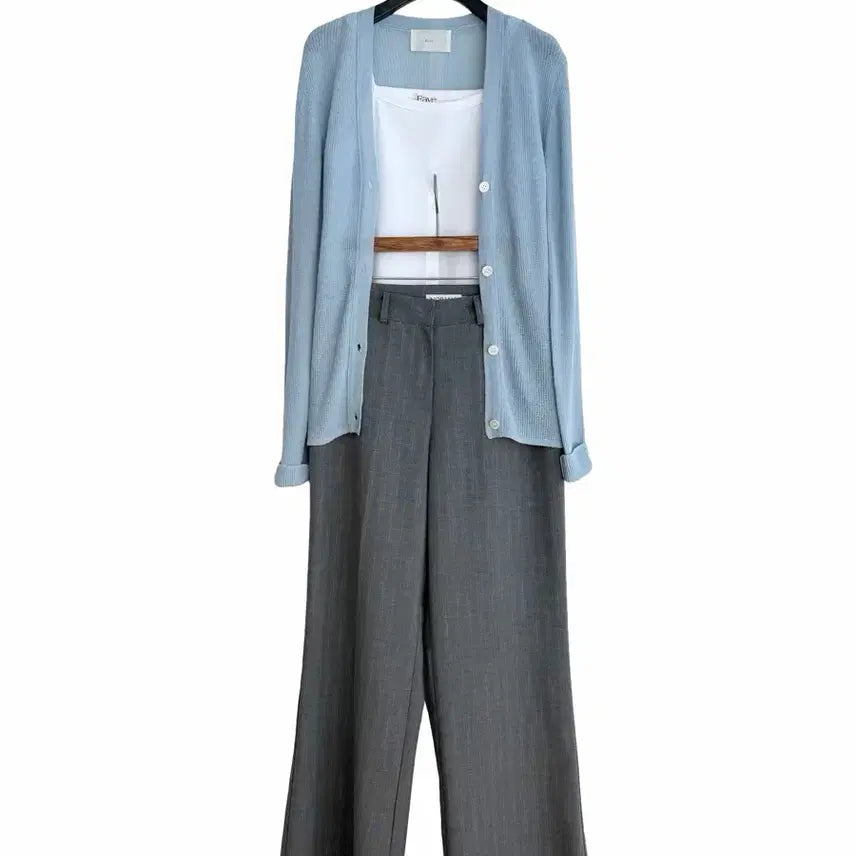 [BUNJANG] Soft Sheer Cardigan / 교신안함)소프트 시스루 가디건