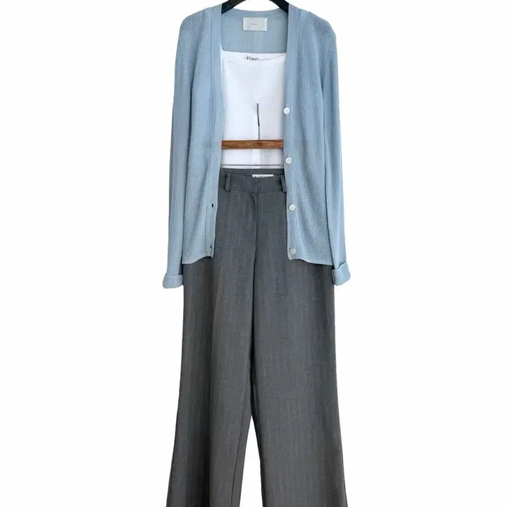 [BUNJANG] Soft Sheer Cardigan / 교신안함)소프트 시스루 가디건