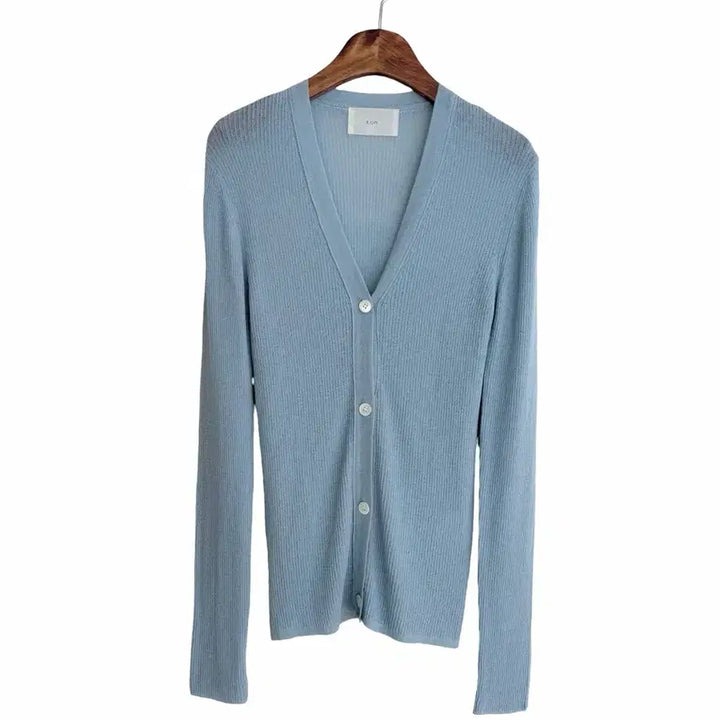 [BUNJANG] Soft Sheer Cardigan / 교신안함)소프트 시스루 가디건