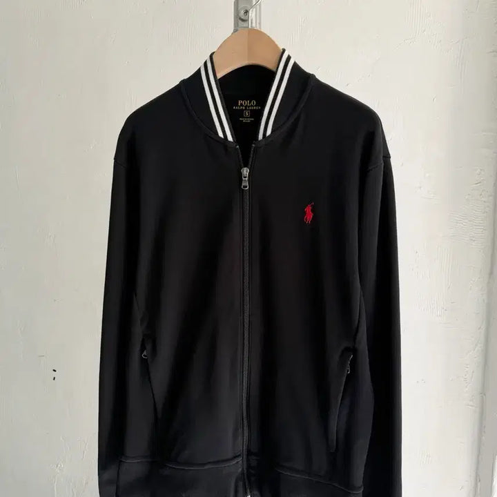 [SOLD OUT] Polo 폴로 랄프로렌 신형 레드포니 블랙컬러 코튼 집업 트랙 자켓