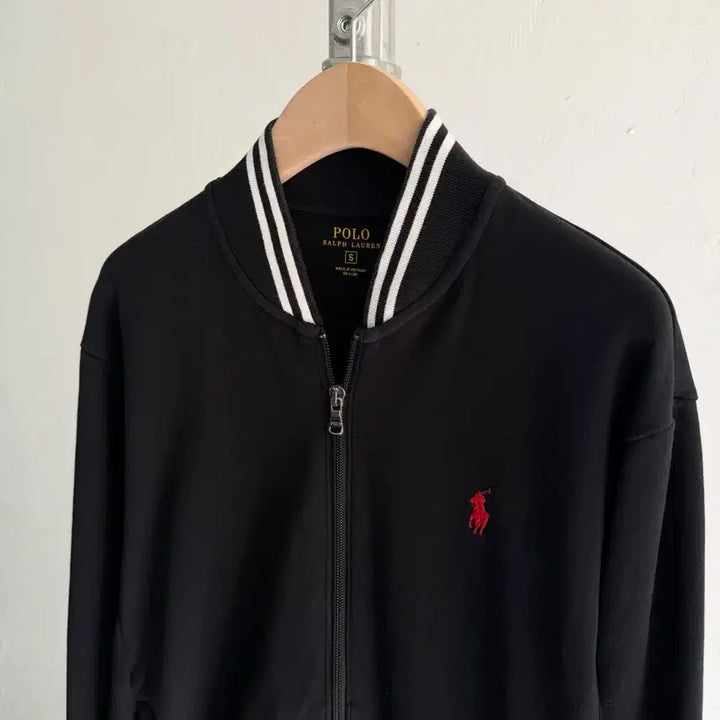 [SOLD OUT] Polo 폴로 랄프로렌 신형 레드포니 블랙컬러 코튼 집업 트랙 자켓
