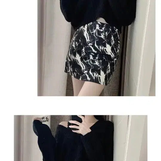 [BUNJANG] Philmelange Unique Painting Tie-dye Skirt / (원가1.7) 필멜란지 유니크 나염 페인팅 타이다이 스커트 힙한 무드 블