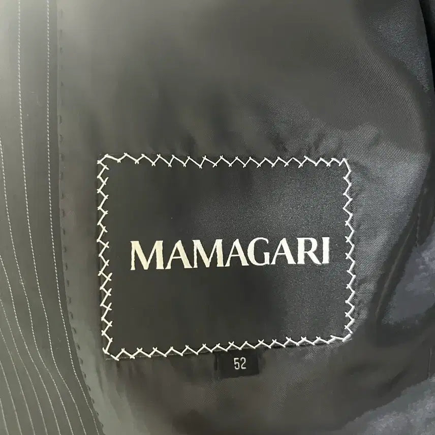 [BUNJANG] Mama Gari 25SS New Tailored Stripe Set-up Jacket / 마마가리 / 25SS 뉴테일러드 스트라이프 셋업 자켓 / 50
