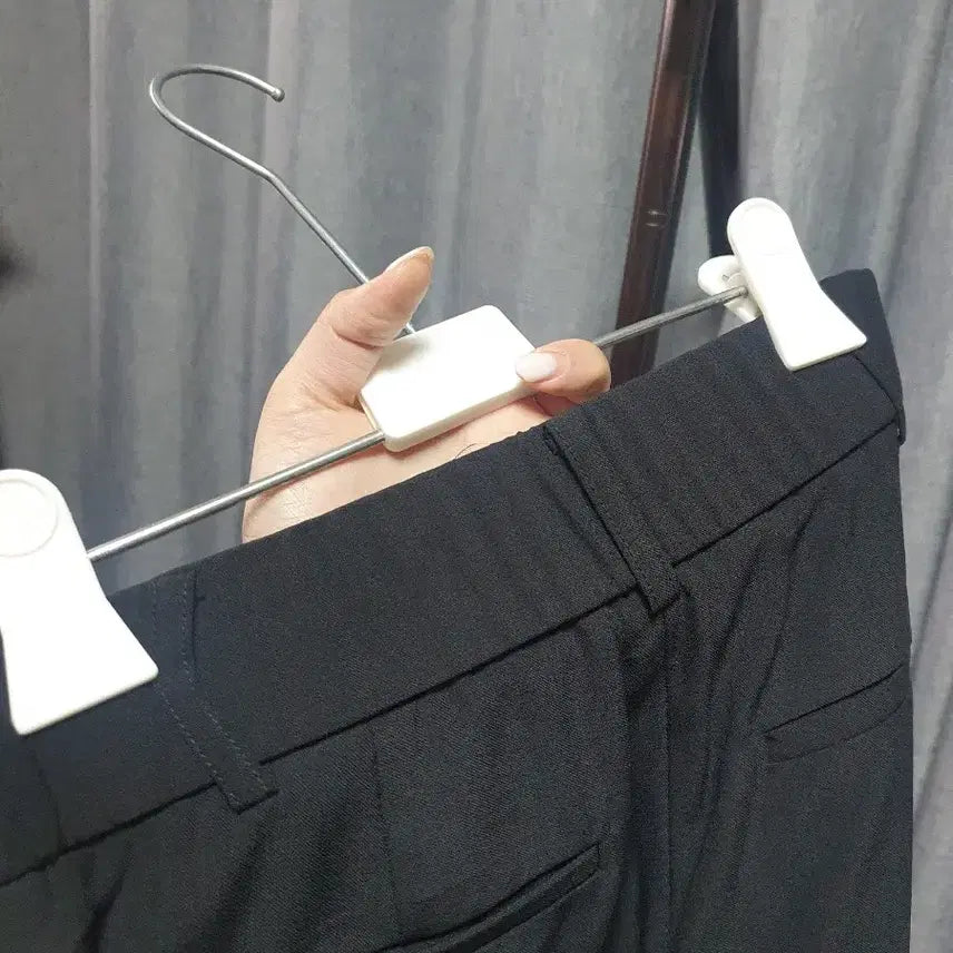 [BUNJANG] 55 Long Pleated Slacks / 55핀턱 고급 롱슬랙스