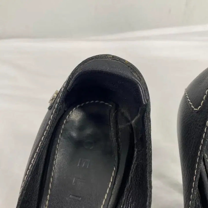 [BUNJANG] Celine Leather Stitch Open-Toe Heels / 셀린느 Celine 레더 스티치 오픈토 힐 <75>